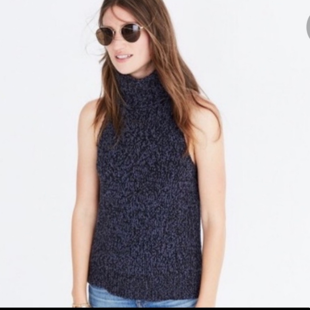 Madewell marked sleeveless turtleneck